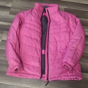 SKIEER Hot Pink Puffer Coat Size XL SKI SNOW